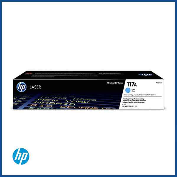 HP 117A (W2071A) Cyan Toner Cartridge 